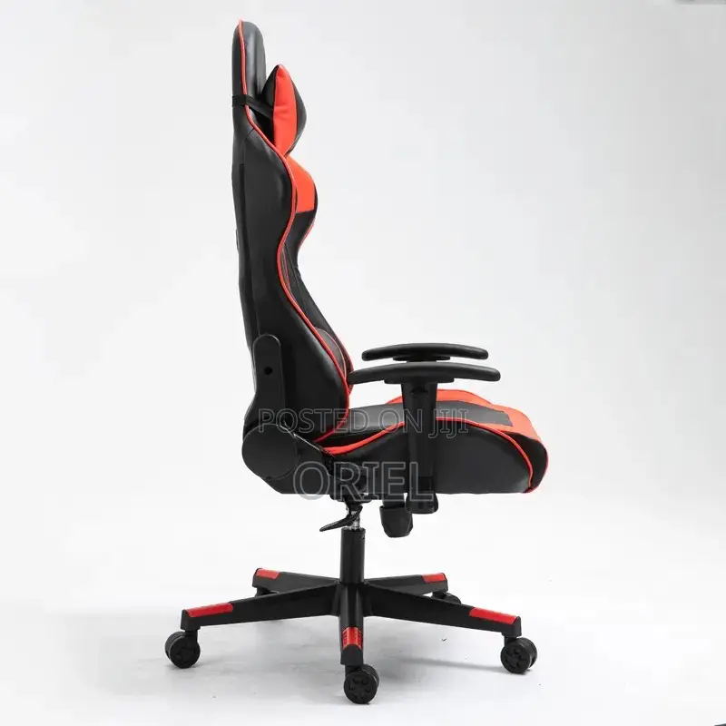 Modern Gaming Chair : Executive Classic Red Gamers Streaming Chair
