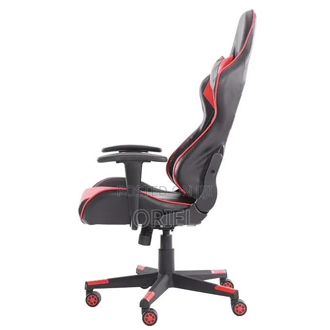 Modern Gaming Chair : Executive Classic Red Gamers Streaming Chair