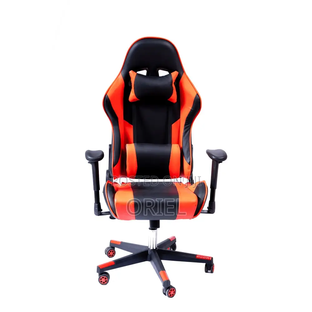 Modern Gaming Chair : Executive Classic Red Gamers Streaming Chair