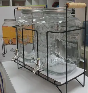 2in1 Glass Juice Dispenser 4ltrs Each