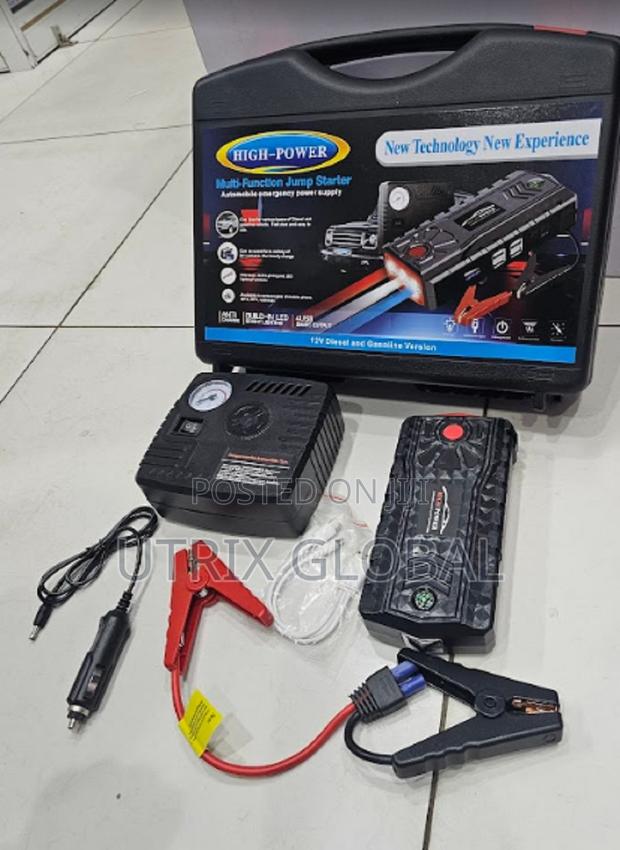 12v Multi Purpose Car Jump Starter 99800mah With Tire Inflator
