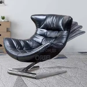 Modern Leather Luxury Leisure Chair : Fuchen Lounge Chair