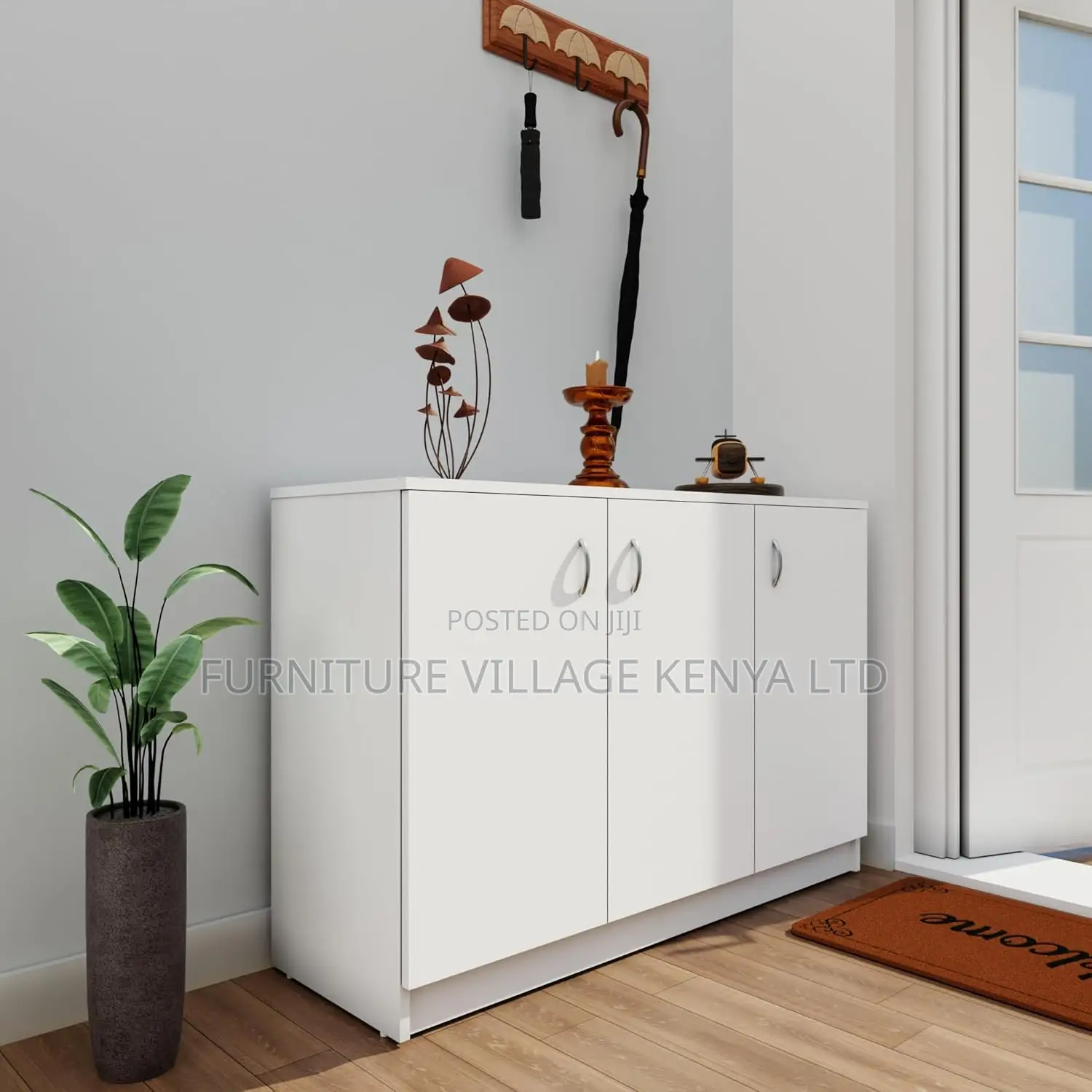 3-doors Credenza Cabinet