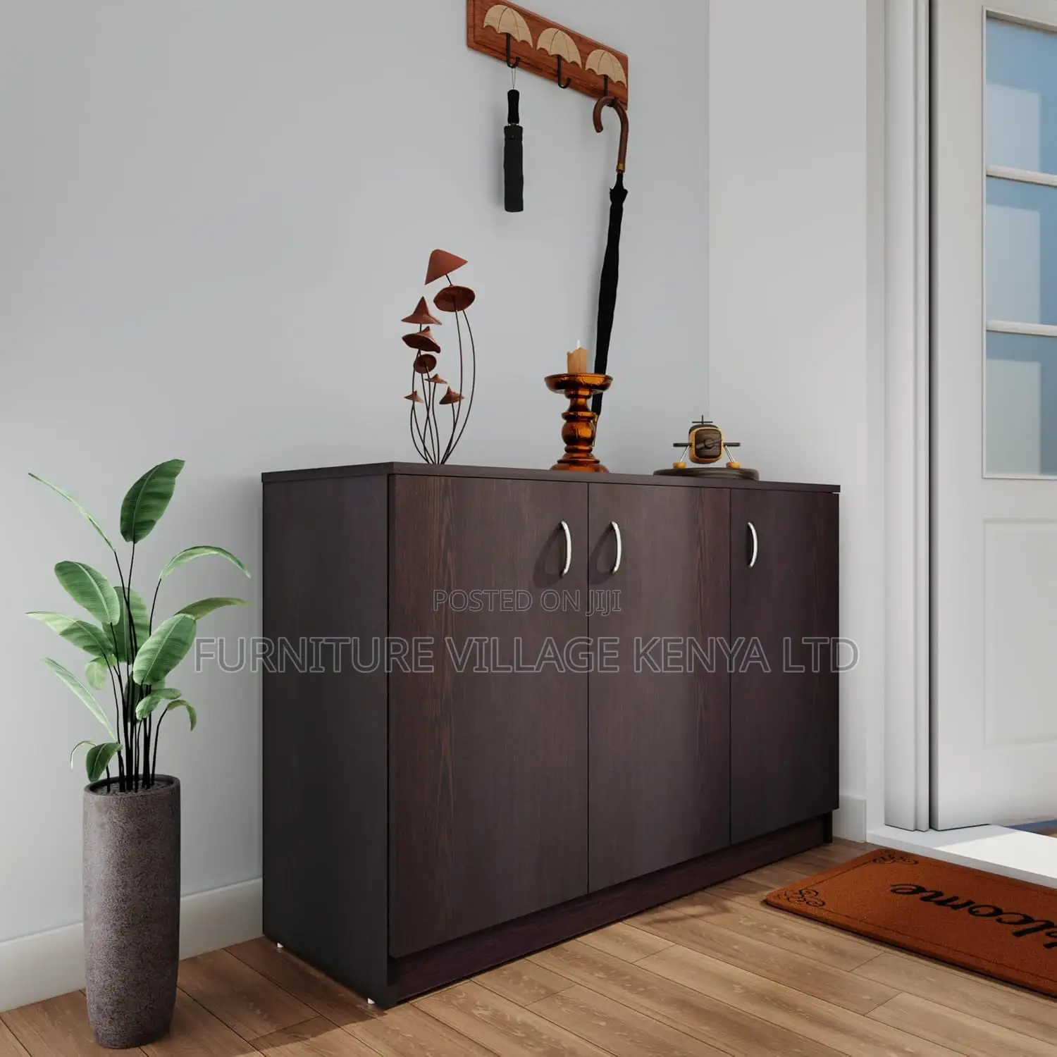3-doors Credenza Cabinet