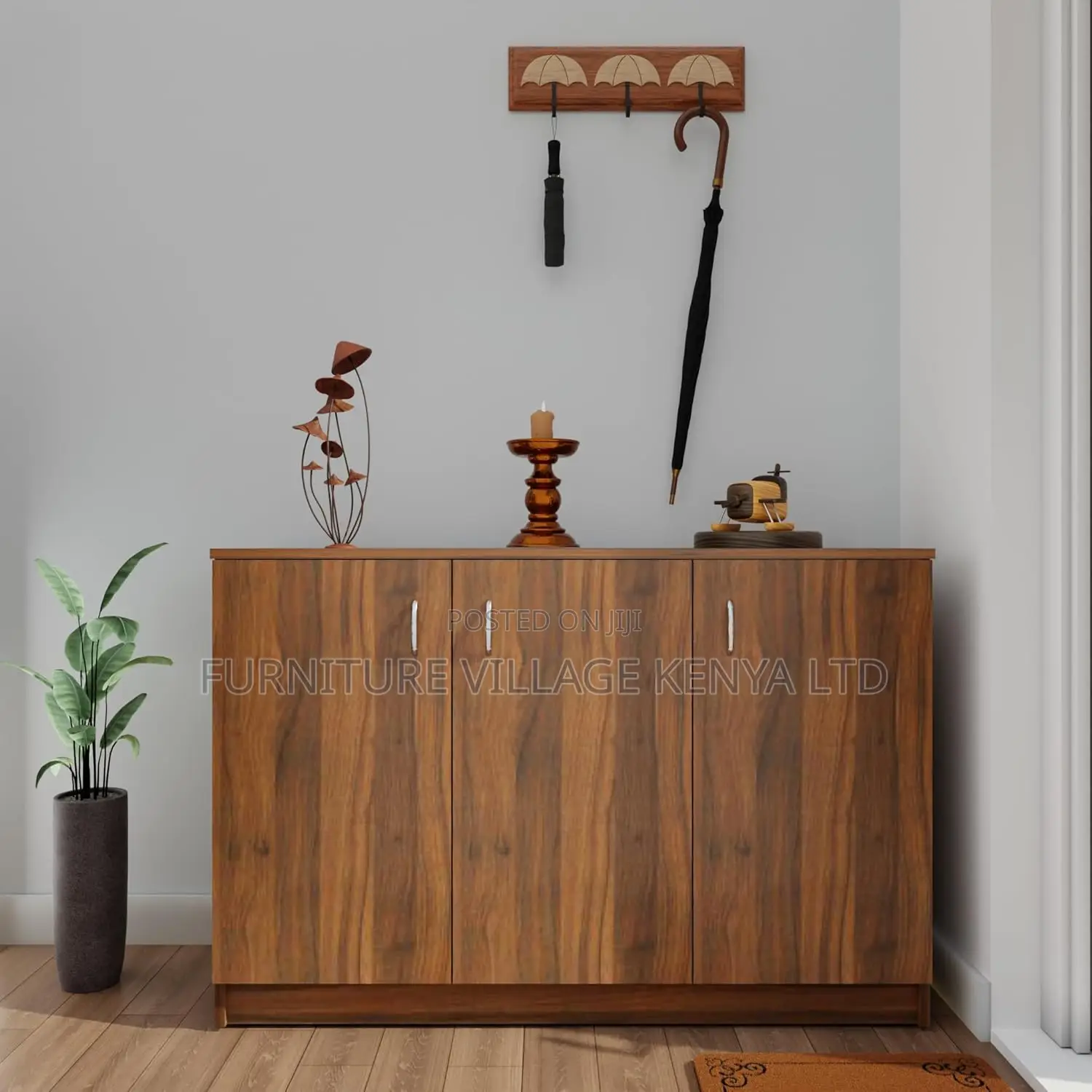 3-doors Credenza Cabinet
