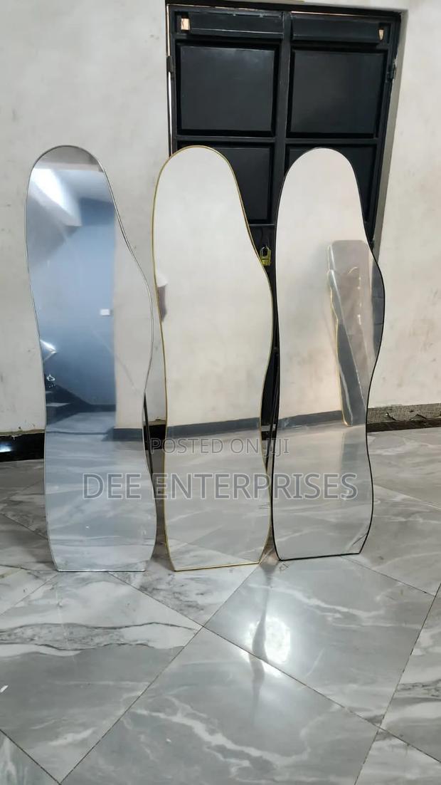 Black Silver Gold Unbreakable Mirror