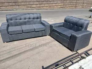 Dark Grey Five Seater Sofa Set