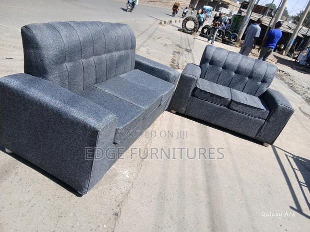 Dark Five Seater Sofa Set - thumbnail 2