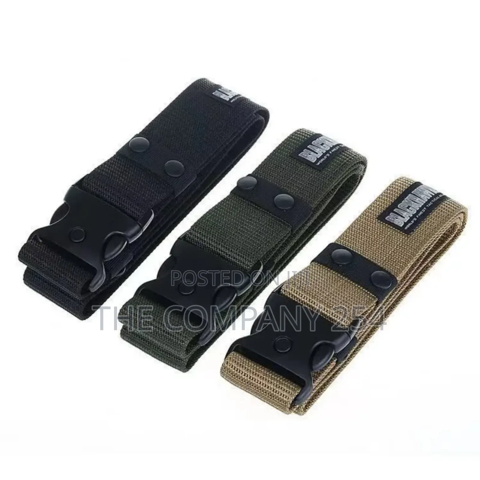 Outdoor Web Belt With Slider Buckle Combat Canvas Tactical Gear