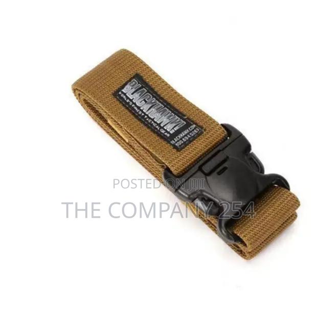 Outdoor Web Belt With Slider Buckle Combat Canvas Tactical Gear - thumbnail 7