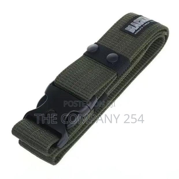Outdoor Web Belt With Slider Buckle Combat Canvas Tactical Gear - thumbnail 8