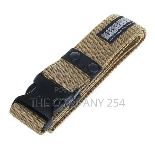 Outdoor Web Belt With Slider Buckle Combat Canvas Tactical Gear - thumbnail 11