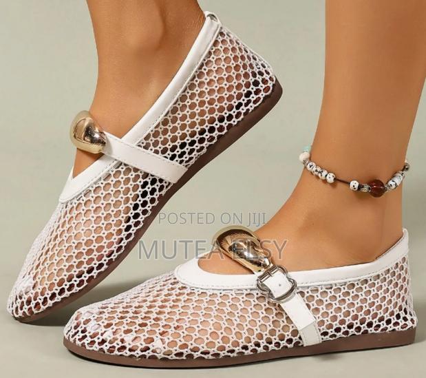 Black,White, Yellow Nude Bellerina Flat Shoes