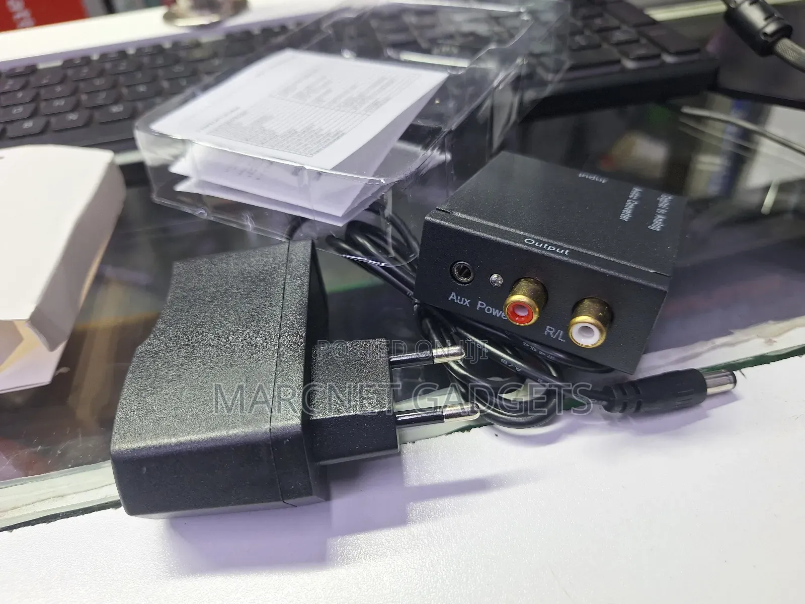 Digital to Analog Audio Converter From Optical to Jack or Rl Ports