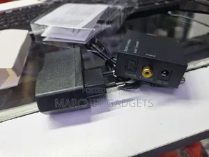 Digital to Analog Audio Converter From Optical to Jack or Rl Ports
