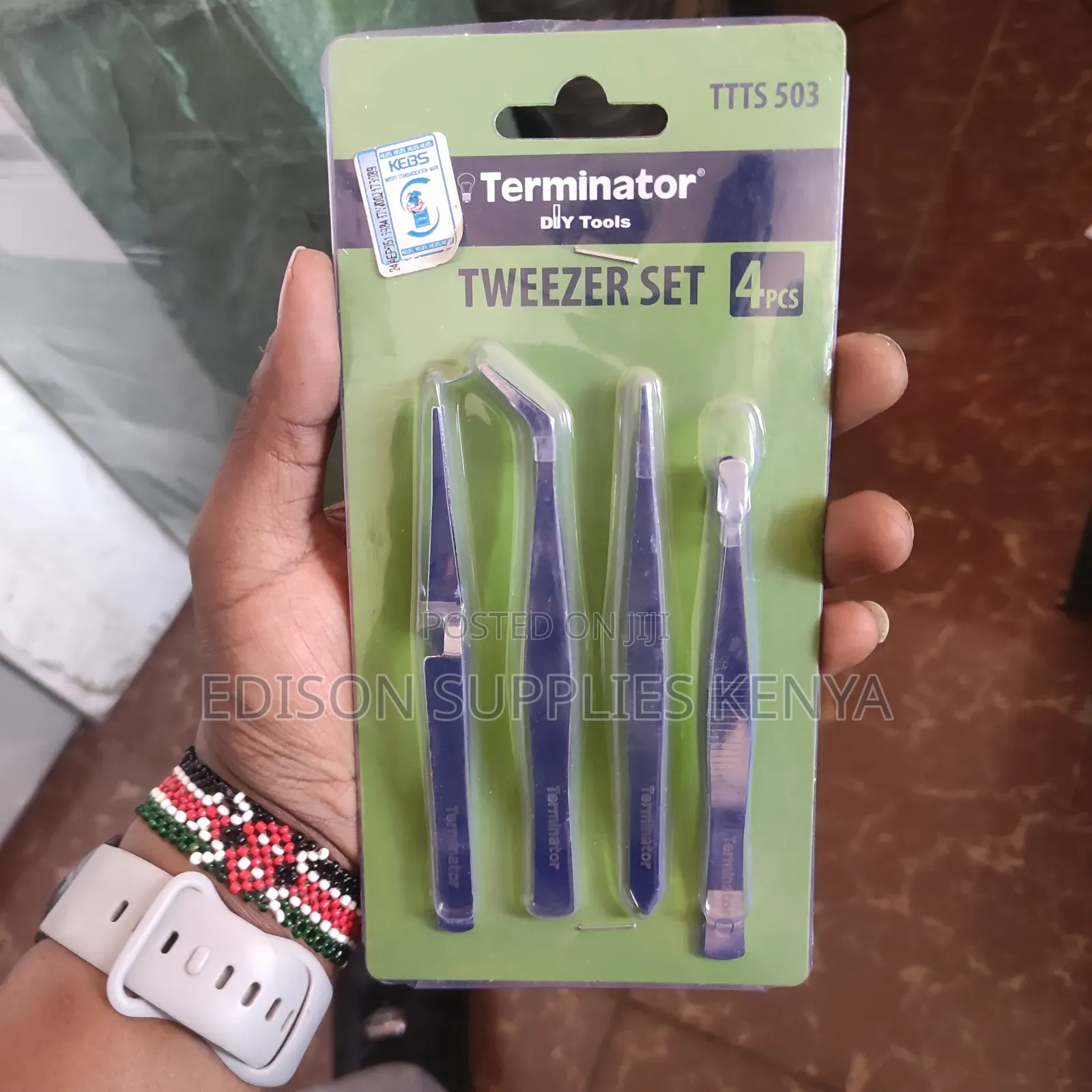 Tweezer Terminator 4pcs Tweezers Set Premium Precision Stainless Steel