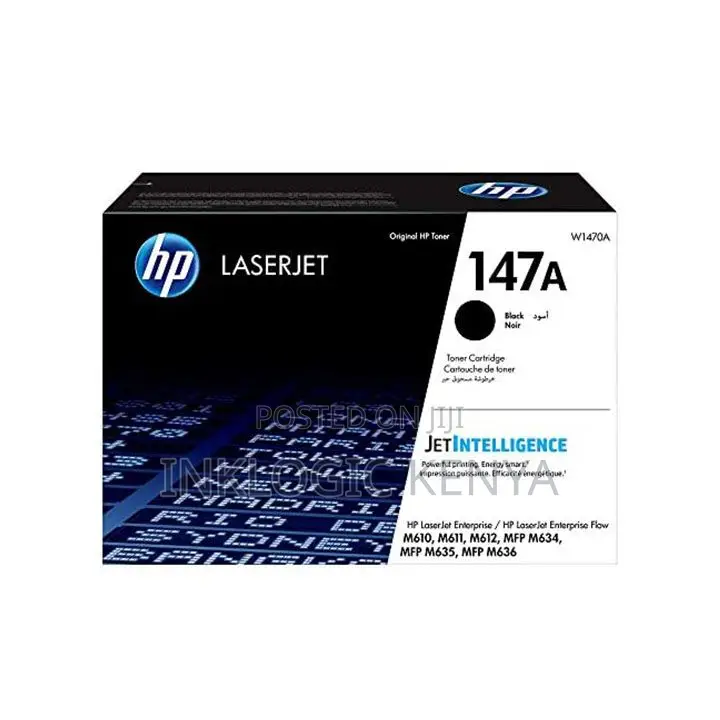 Hp 147a Black Toner Cartridge, W1470a