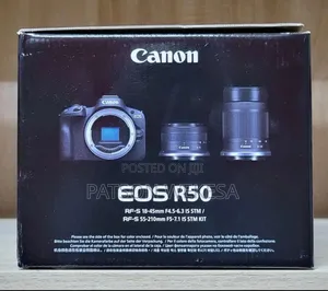 Canon Eos R50 Mirrorless Camera With 18-45mm/55-210mm Dual Lens