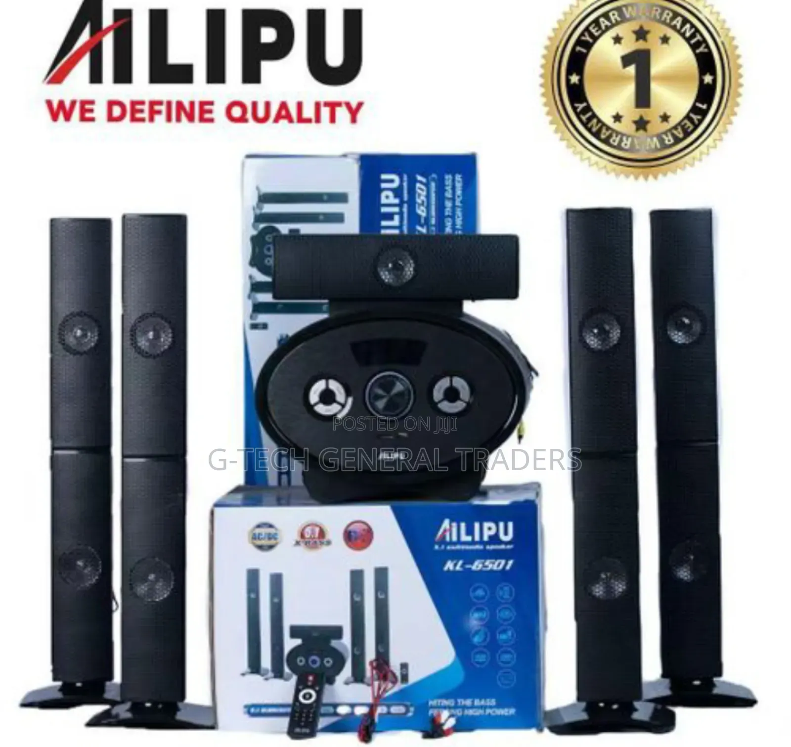 Ailipu 5.1 Channel Ac/Dc Home Theater Sound System
