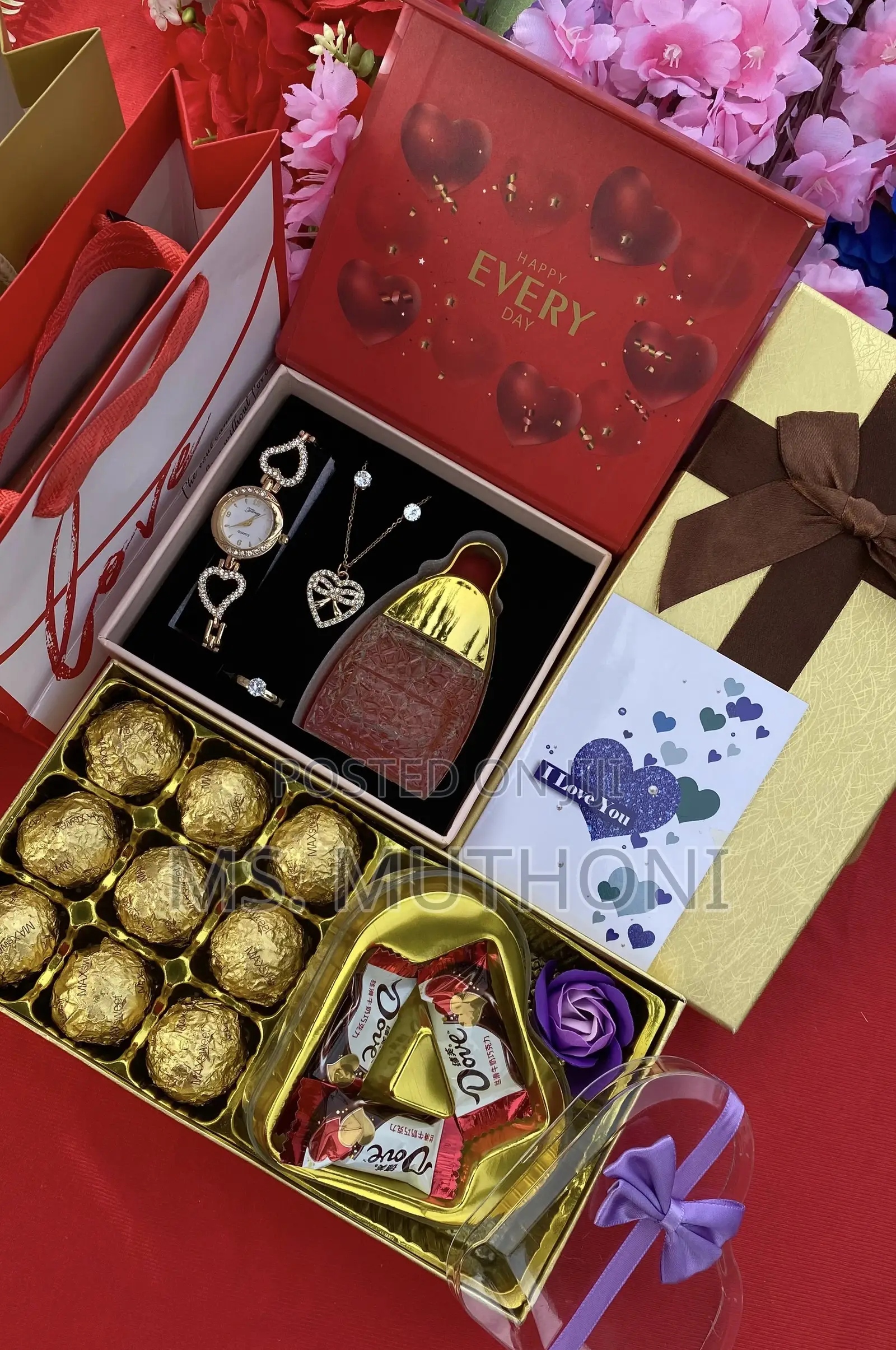 I Cherish You Valentines Gift Set for Her 