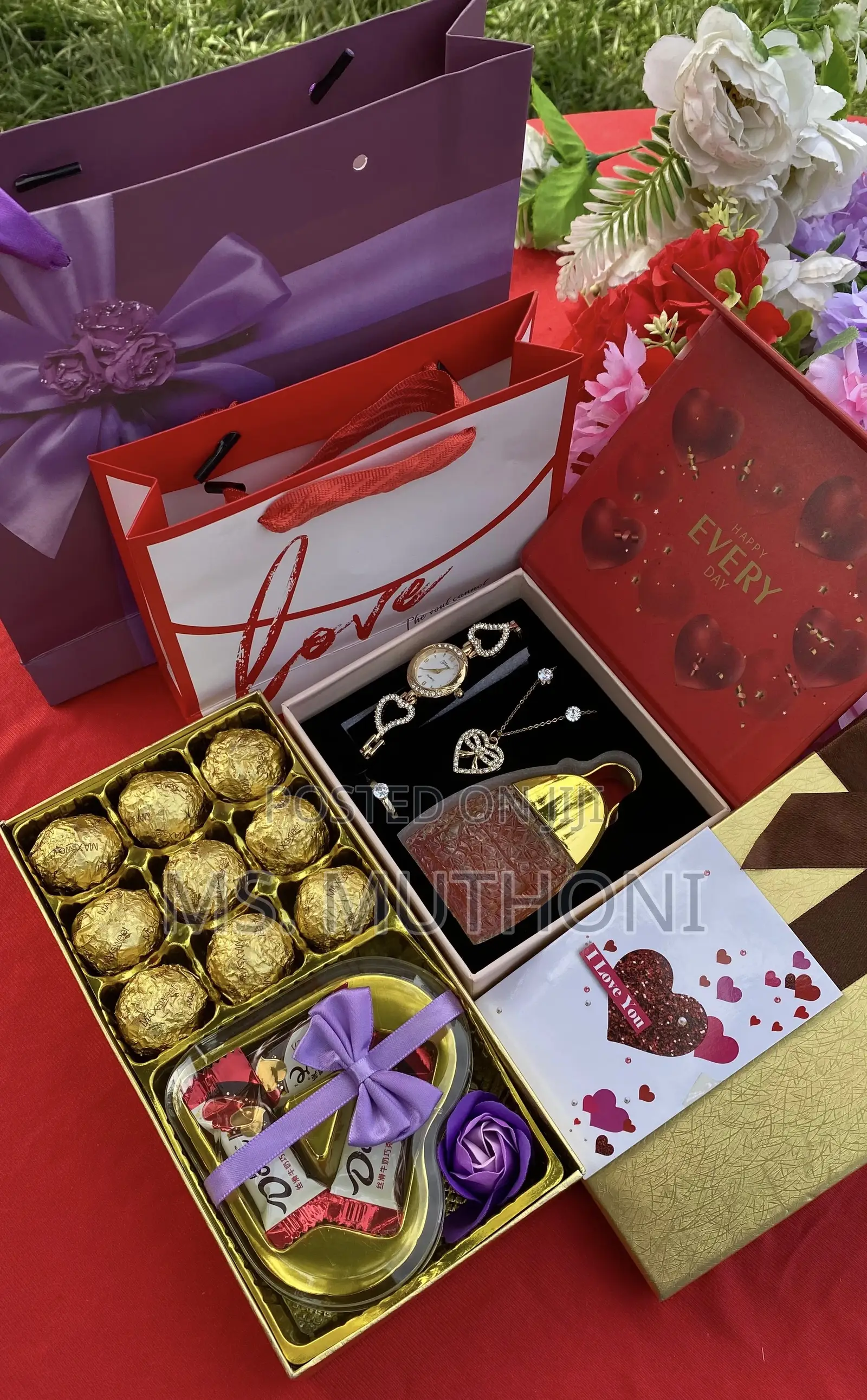 I Cherish You Valentines Gift Set for Her 