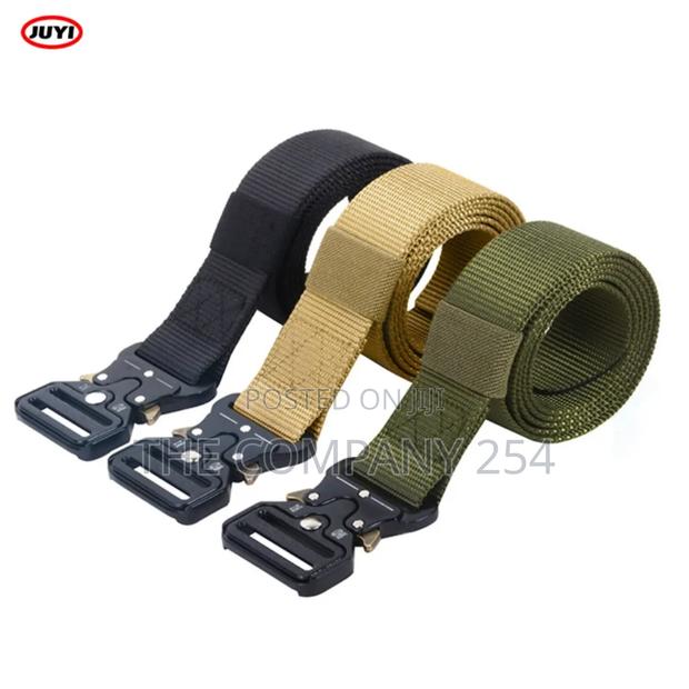 Tactical Outdoor Multifunctional Quick Release Canvas Training Belt - main view