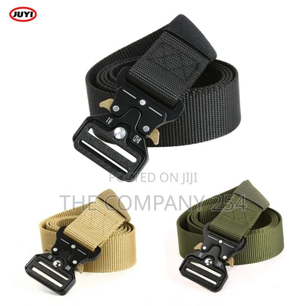 Tactical Outdoor Multifunctional Quick Release Canvas Training Belt - thumbnail 3