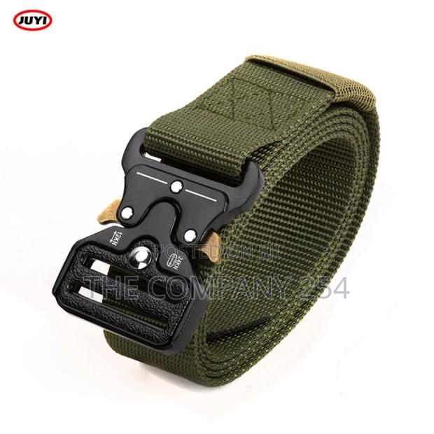 Tactical Outdoor Multifunctional Quick Release Canvas Training Belt - thumbnail 5