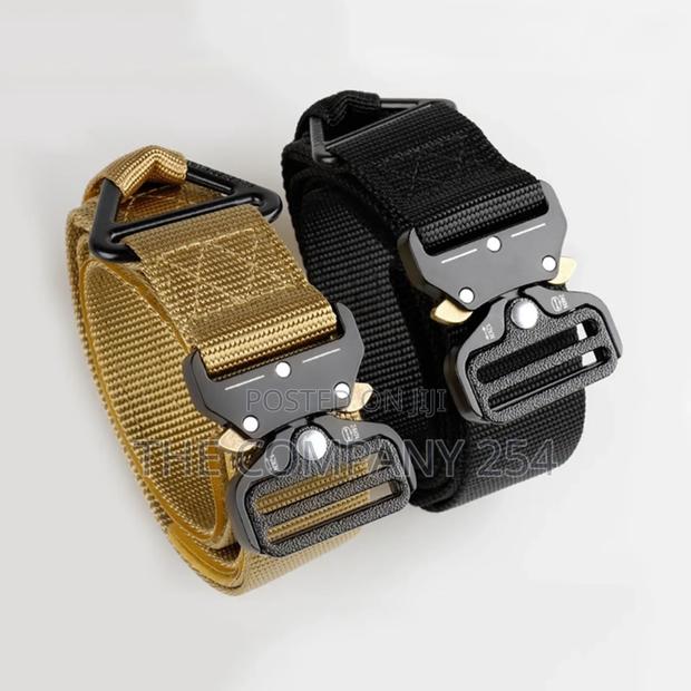 Tactical Outdoor Multifunctional Quick Release Canvas Training Belt - thumbnail 7