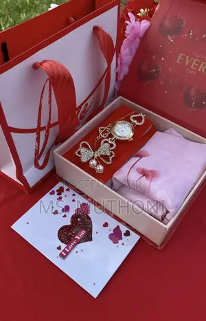  Chiffon Scarf Valentines Ladies Gift Set *