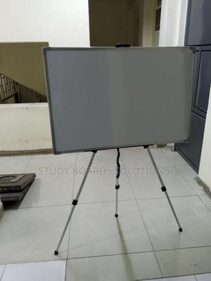 3ftx2ft Small Magnetic Whiteboard With Foldable Tripod Stand - thumbnail 2