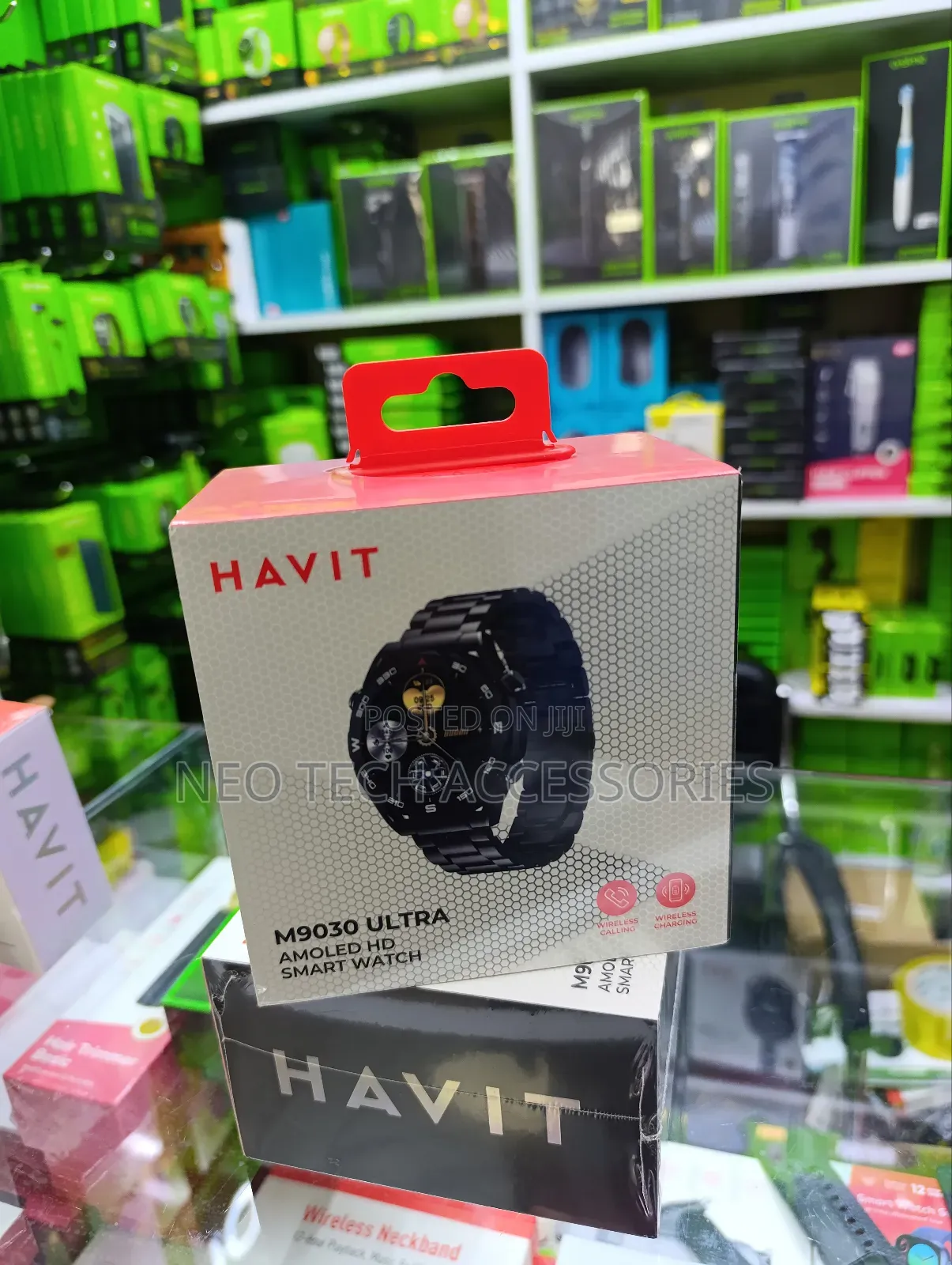 Havit M9030 Ultra Amoled Hd Smart Watch(Black)