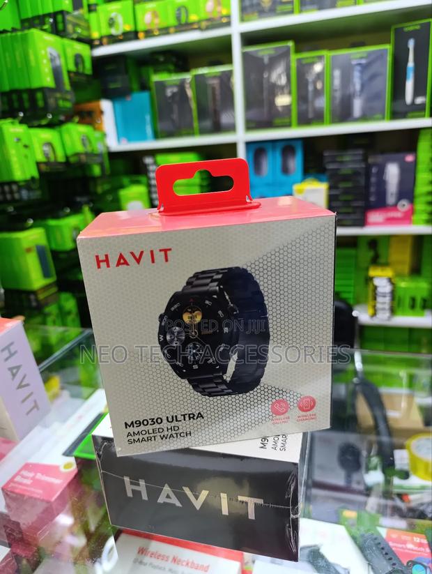 Havit M9030 Ultra Amoled Hd Smart Watch(Black) - main view
