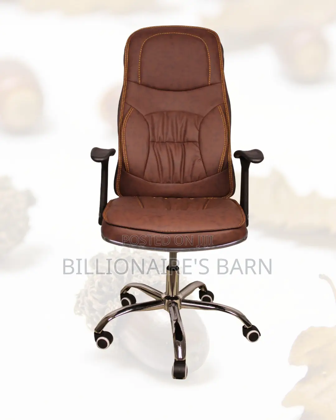 Ergonomic Office Chair — Comfort Meets Style, Padded Arm Comfort