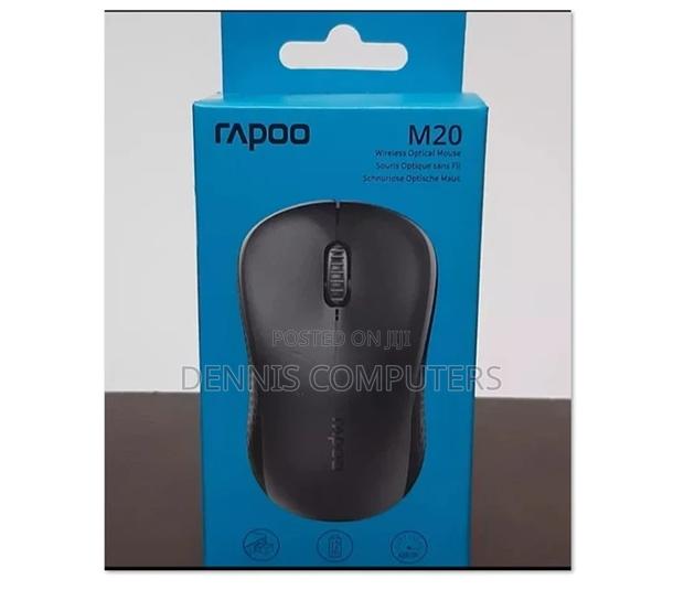 Rapoo Wireless Optical Fabric Mouse M20 - Black - main view