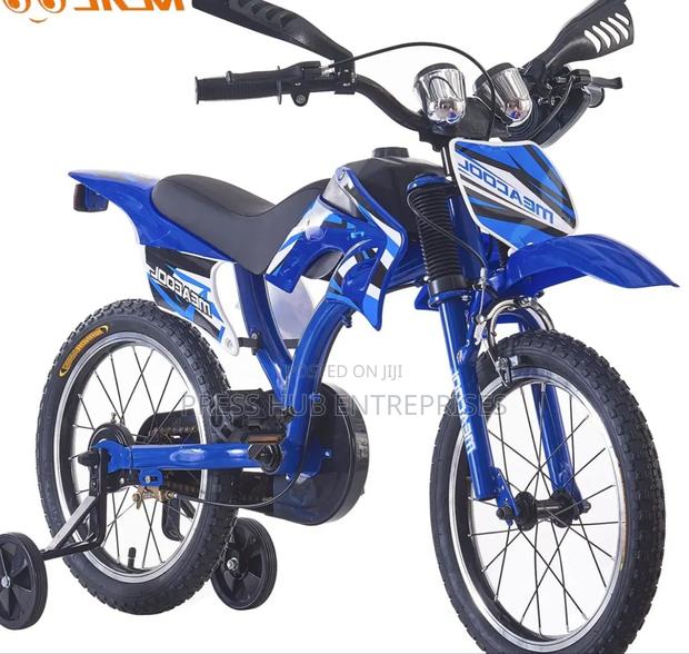 Kids' Motorcycle-Style Bicycle Size 12 - main view