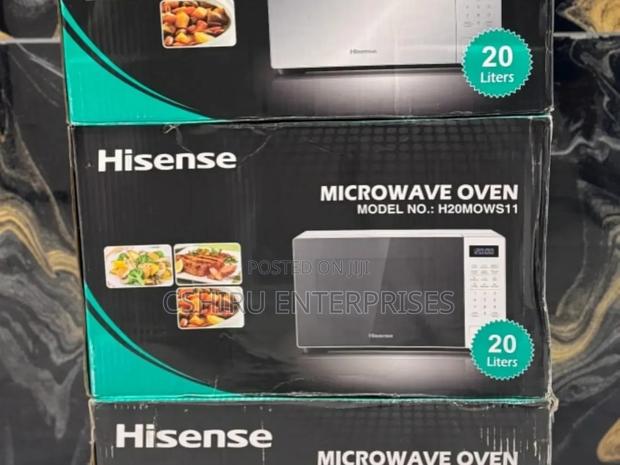 Hisense White Digital Microwaves - main view