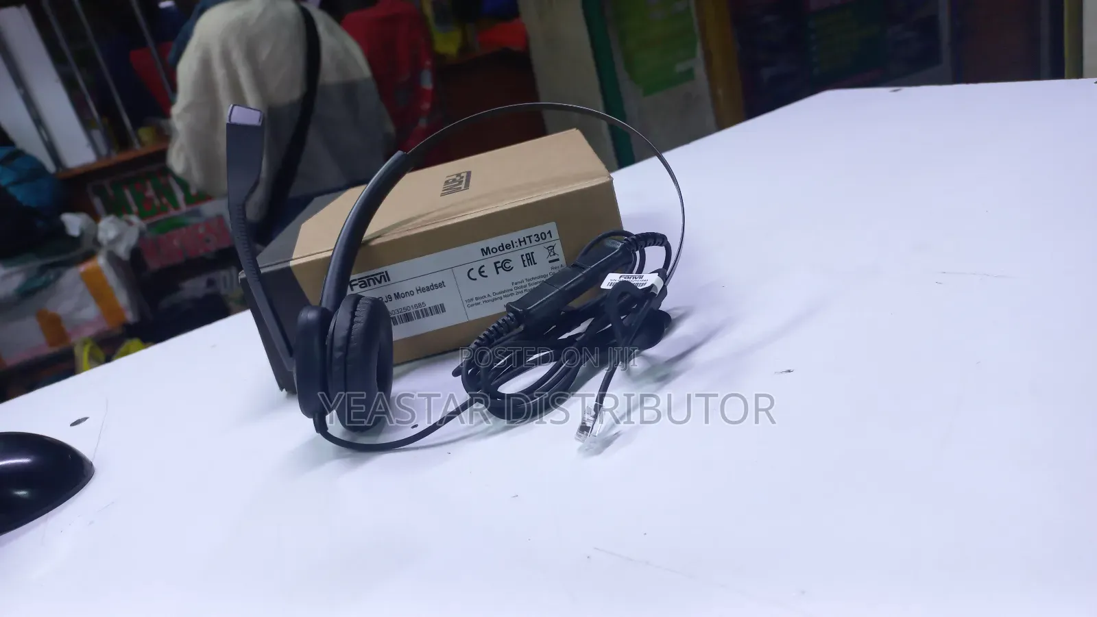 Fanvil Ht 310 Qd to Rj9 Mono Headset