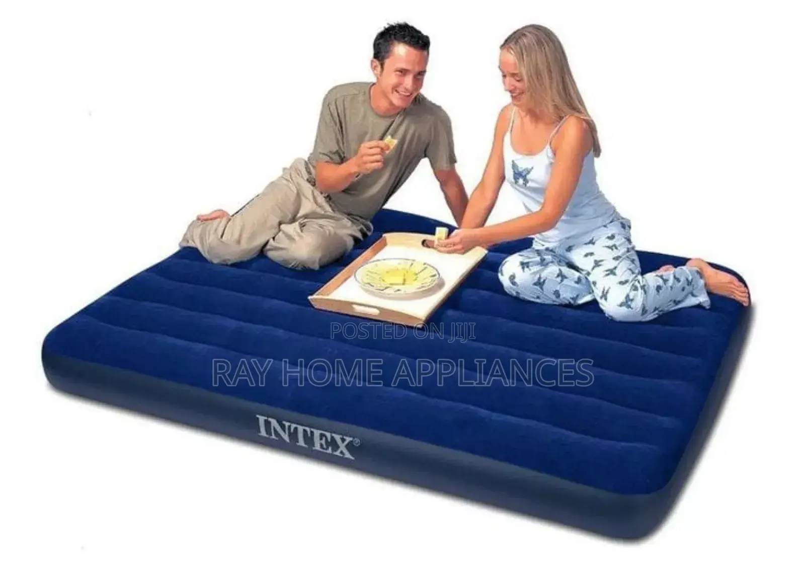 Intex Inflatable Mattress With Pump 5*6