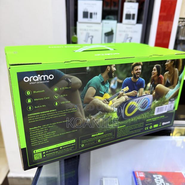 Oraimo Spacebox Pro Bluetooth Speaker (Obs-682) - thumbnail 3