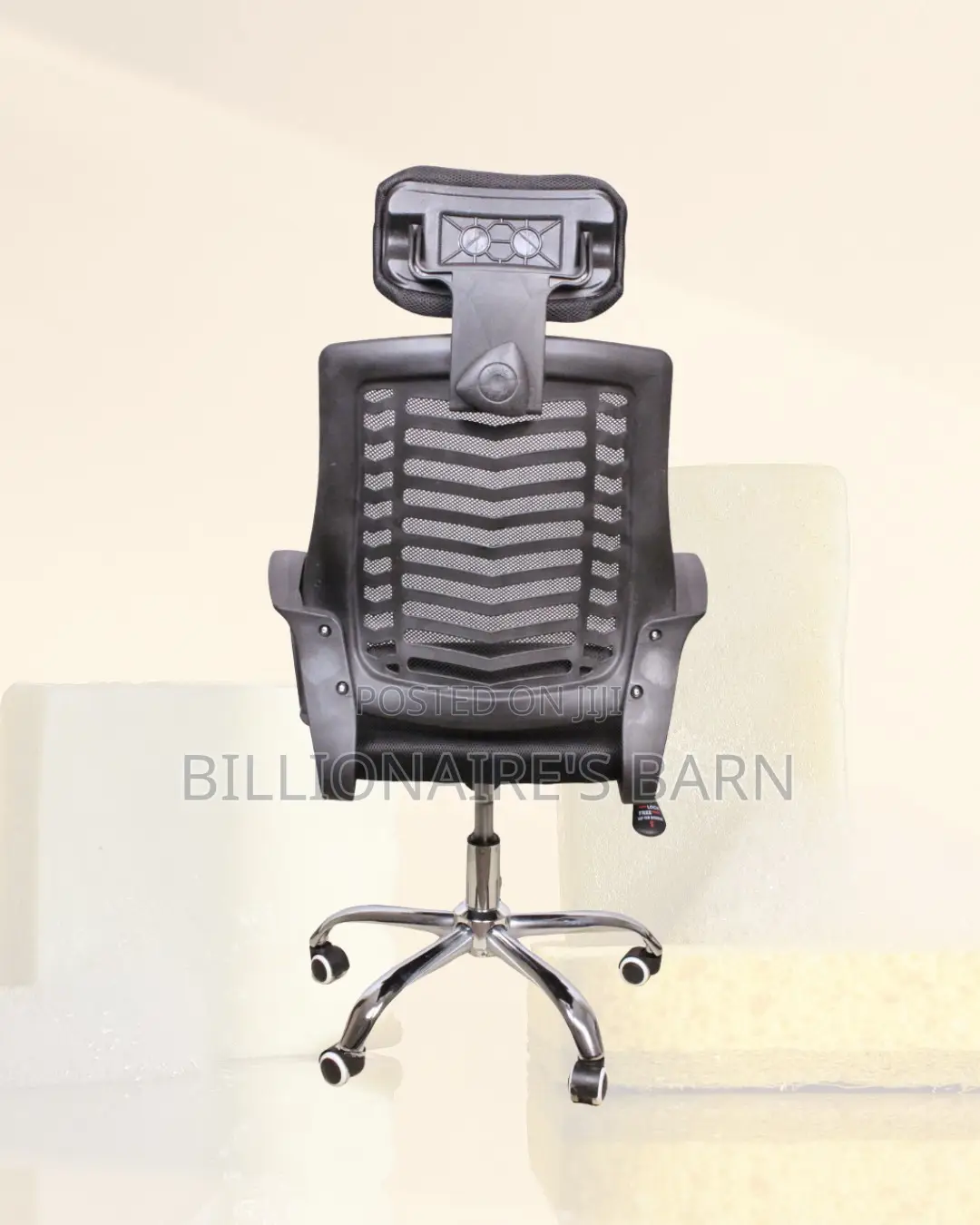 Headrest Office Chair | Comfort Meets Style, Lower-Back Support