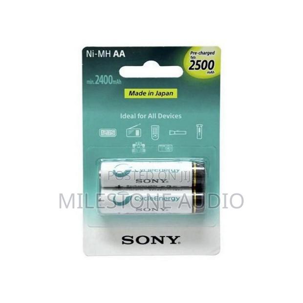 Sony Rechargeable Aa Batteries 2500mah 1 Pair in Kenya - main view