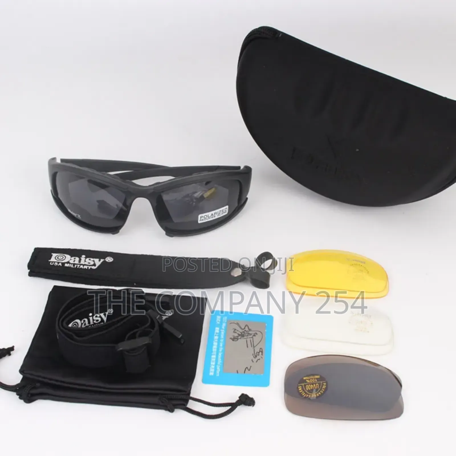 Outdoor Shooting Hiking Daisy Tactical Polarized Sunglasses 4 Lens