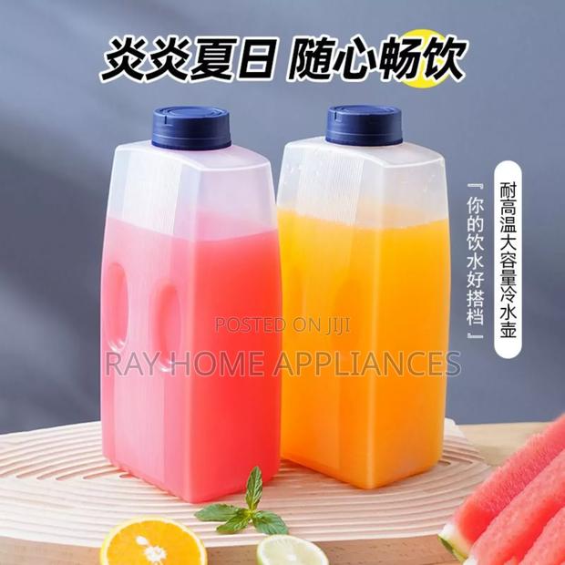 2l Water Bottle With Cap Refrigerator Jug Drink Dispenser - thumbnail 4