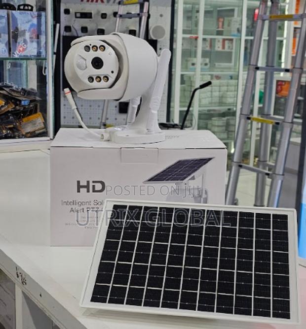 Ubox 4g Solar-powered Ptz Security Cam With Floodlight