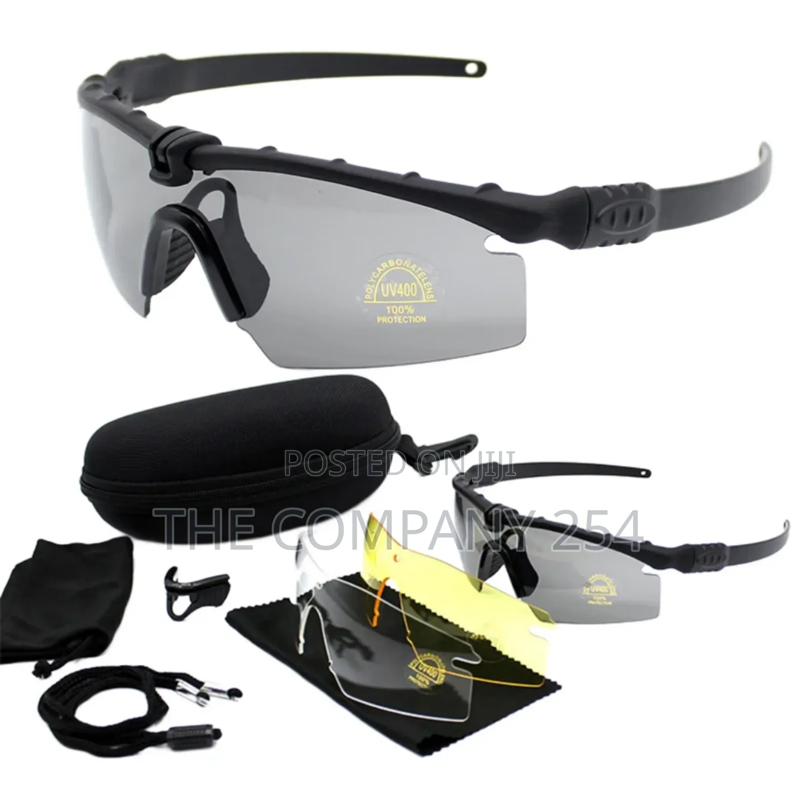 A.511 Outdoor Sports Riding Z87 Tactical Glasses Shooting 3 Lens Set