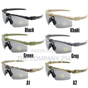 A.511 Outdoor Sports Riding Z87 Tactical Glasses Shooting 3 Lens Set