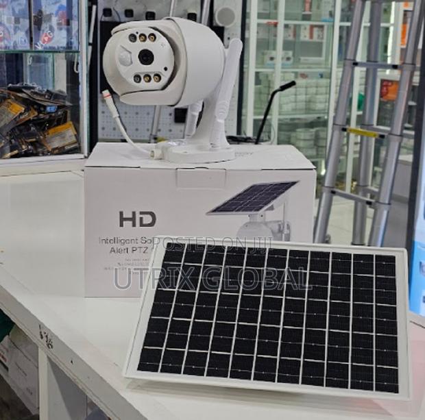 Ubox 4g Solar Ptz Camera With 360° Coverage 4g Lte Ptz Camera