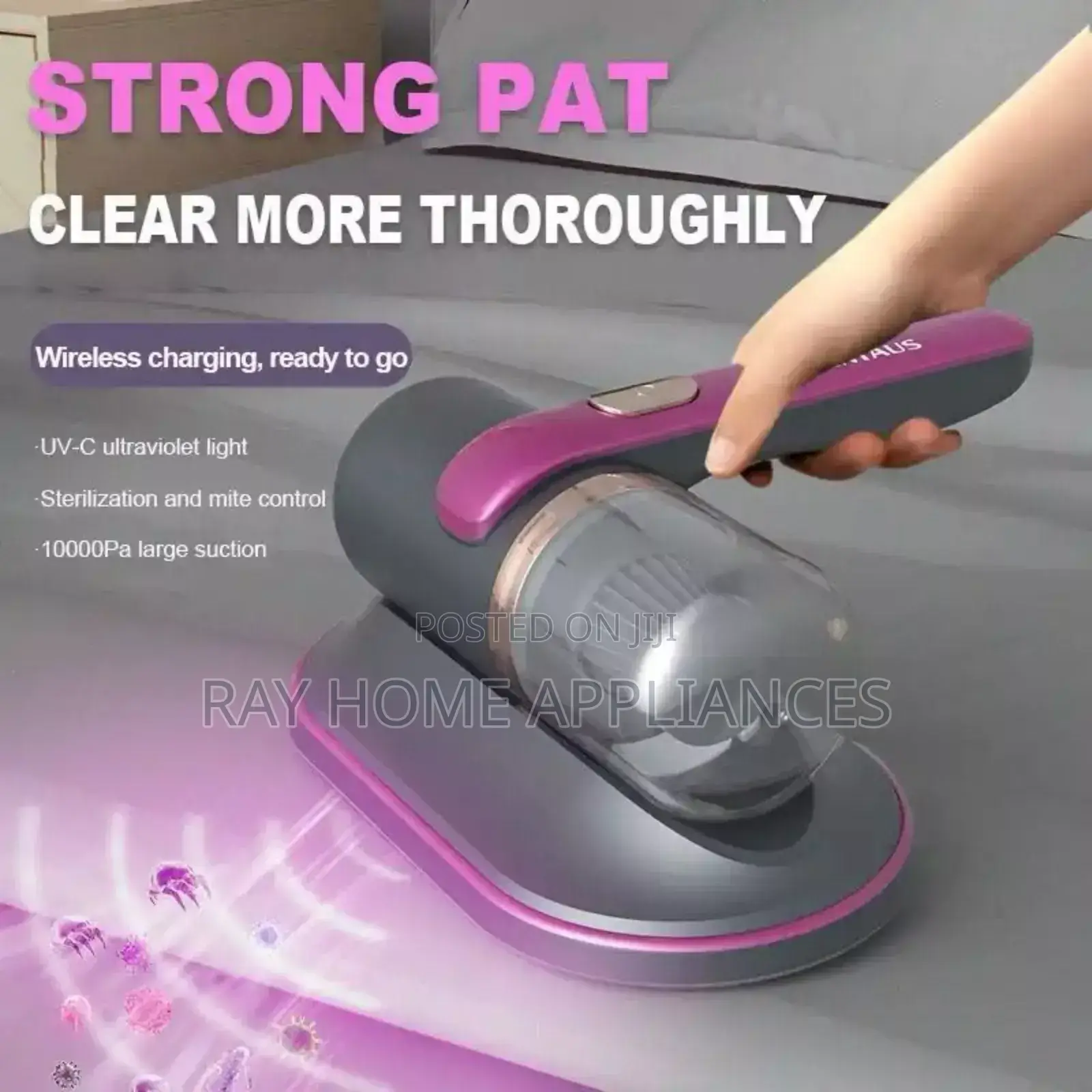 Handheld Mattress Vacuum Cleaner Uses the Latest Hepa Filter Element
