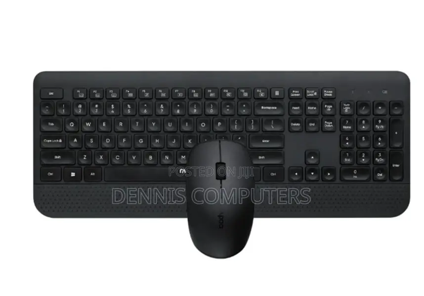 Rapoo Wireless Keyboard Mouse X3500 - Black